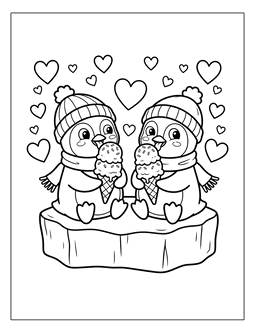 18. Coloring page for adults. Penguin coloring page, penguin coloring sheet, color, coloring page, penguin, printable, free, book, pictures to color, easy, children, adult, print, download, pdf.