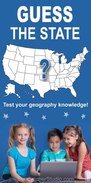 Guess the state, U.S. state quiz, state identification, geography quiz, geography guessing game, name the state game, U.S. map quiz, learn U.S. states, practice quiz.
