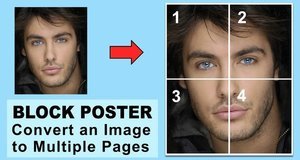 Block Poster: an Image on Pages