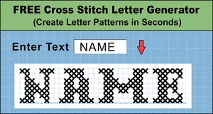 Cross Stitch Letters