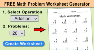 Math Worksheet Generator