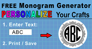 Monogram Fonts - Monogram Font Generator