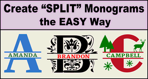 Split Monogram Maker