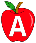 apple letter A