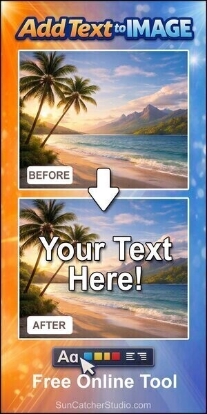 Add text to image free online tool with photo editor, text overlay, DIY, font styles, color options, and image download.