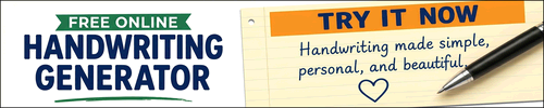 Convert text into realistic handwriting styles online 
with customizable fonts, paper styles, and PNG downloads.