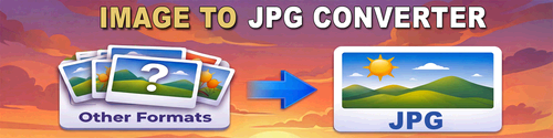 Image to JPG converter. Instantly convert PNG, GIF, WebP, and BMP images to JPG format.