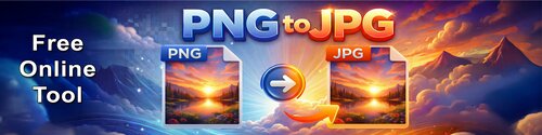PNG to JPG converter. Instantly convert PNG, GIF, WebP, and BMP images to JPG format.