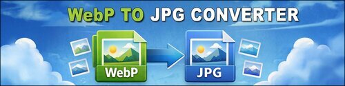 WebP to JPG converter. Instantly convert PNG, GIF, WebP, and BMP images to JPG format.