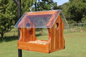 Wooden bird feeder plans