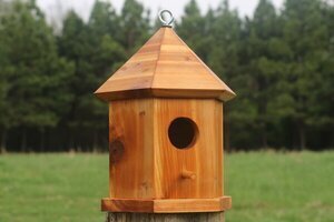 Bird House Plans Gazebo (6-sided) Hexagon nesting box.
