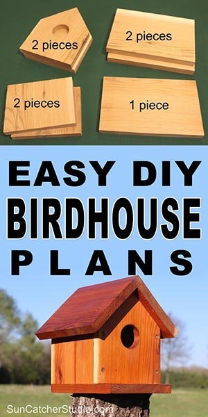 BirdHouse Plans (Easy One-Board DIY Project) – Patterns 