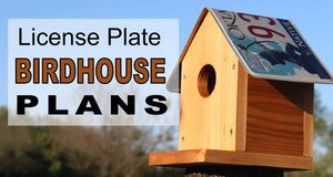 License Plate Bird House Plans