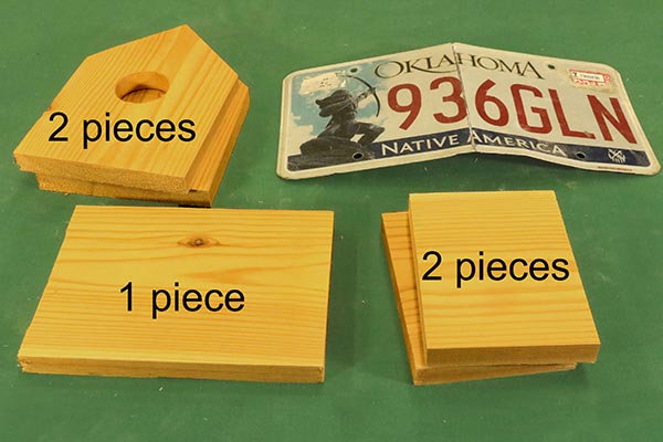 Bird House Plans (Recycle an Old License Plate) – Patterns ...