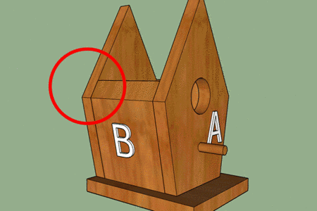 free birdhouse plans side walls exact