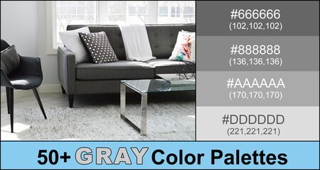 Gray Color Palette (Combinations, Schemes & Ideas)