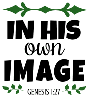 Genesis 1:27 In his own image, bible verses, scripture verses, svg files, passages, sayings, cricut designs, silhouette, embroidery, bundle, free cut files, design space, vector.