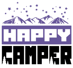 Happy camper. camping quotes, camping sayings, free, svg files, cricut designs, silhouette, campfire, happy camper, embroidery, bundle, cut files, design space, vector, camping.