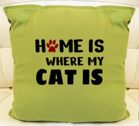 Home is where my cat is. cat quotes, cat sayings, Cricut designs, free, clip art, svg file, template, pattern, stencil, silhouette, cut file, design space, vector, shirt, cup, DIY crafts and projects, embroidery.