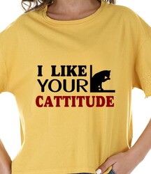 I like your cattitude. cat quotes, cat sayings, Cricut designs, free, clip art, svg file, template, pattern, stencil, silhouette, cut file, design space, vector, shirt, cup, DIY crafts and projects, embroidery.