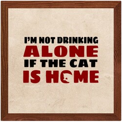 I'm not drinking alone. cat quotes, cat sayings, Cricut designs, free, clip art, svg file, template, pattern, stencil, silhouette, cut file, design space, vector, shirt, cup, DIY crafts and projects, embroidery.