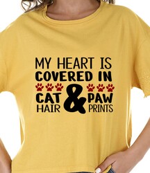 My heart is covered in cat hair. cat quotes, cat sayings, Cricut designs, free, clip art, svg file, template, pattern, stencil, silhouette, cut file, design space, vector, shirt, cup, DIY crafts and projects, embroidery.