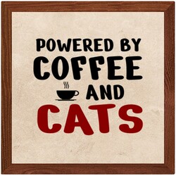 Powered by coffee and cats. cat quotes, cat sayings, Cricut designs, free, clip art, svg file, template, pattern, stencil, silhouette, cut file, design space, vector, shirt, cup, DIY crafts and projects, embroidery.