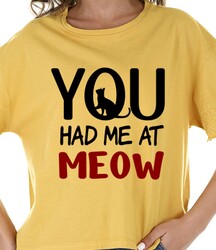 You had me at meow. cat quotes, cat sayings, Cricut designs, free, clip art, svg file, template, pattern, stencil, silhouette, cut file, design space, vector, shirt, cup, DIY crafts and projects, embroidery.