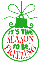 Free Season to be freezing. Christmas quotes, Christmas sayings, cricut designs, svg files, silhouette, winter, holidays, crafts, embroidery, bundle, cut files, vector.
