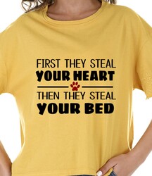 First they steal your heart. Dog quotes, dog sayings, Cricut designs, free, clip art, svg file, template, pattern, stencil, silhouette, cut file, design space, vector, shirt, cup, DIY crafts and projects, embroidery.