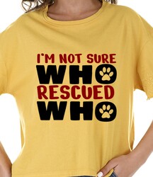 Who rescued who. Dog quotes, dog sayings, Cricut designs, free, clip art, svg file, template, pattern, stencil, silhouette, cut file, design space, vector, shirt, cup, DIY crafts and projects, embroidery.