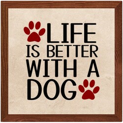 Life is better with a dog. Dog quotes, dog sayings, Cricut designs, free, clip art, svg file, template, pattern, stencil, silhouette, cut file, design space, vector, shirt, cup, DIY crafts and projects, embroidery.