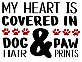 Covered in dog hair. Dog quotes, dog sayings, Cricut designs, free, clip art, svg file, template, pattern, stencil, silhouette, cut file, design space, vector, shirt, cup, DIY crafts and projects, embroidery.
