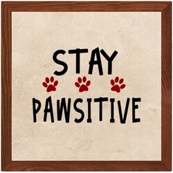 Stay pawsitive. Dog quotes, dog sayings, Cricut designs, free, clip art, svg file, template, pattern, stencil, silhouette, cut file, design space, vector, shirt, cup, DIY crafts and projects, embroidery.