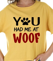You had me at woof. Dog quotes, dog sayings, Cricut designs, free, clip art, svg file, template, pattern, stencil, silhouette, cut file, design space, vector, shirt, cup, DIY crafts and projects, embroidery.