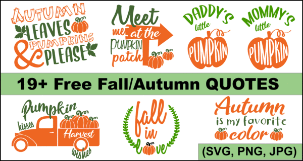 Fall / Autumn Quotes & Sayings (Free Cricut Designs & SVG Files)