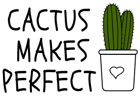 Cactus makes perfect. Garden quotes, garden sayings, cricut designs, svg files, plants, cactus, succulents, funny, short, planting, silhouette, embroidery, bundle, free cut files, design space, vector.