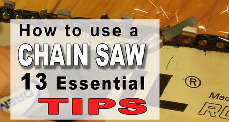 Chainsaw sharpening, repair, and safety tips.  Includes information on bar oil, tension, gauge, pitch and how to sharpen a chainsaw.