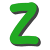 Letter z 3D Comic 3d comic font, shadows, lettering printable free stencil, font, clip art, template, large alphabet and number design, print, download, diy crafts.