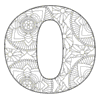 Letter o Adult Coloring pages alphabet and letter coloring sheets printable free stencil, font, clip art, template, large alphabet and number design, print, download, diy crafts.