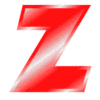 Letter z Alphabet Letters stylish creative letter designs gradient and bevel printable free stencil, font, clip art, template, large alphabet and number design, print, download, diy crafts.