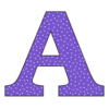 Letter a Lettering w/ Fill  printable free stencil, font, clip art, template, large alphabet and number design, print, download, diy crafts.