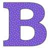 Letter b Lettering w/ Fill  printable free stencil, font, clip art, template, large alphabet and number design, print, download, diy crafts.