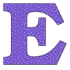 Letter e Lettering w/ Fill  printable free stencil, font, clip art, template, large alphabet and number design, print, download, diy crafts.