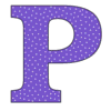 Letter p Lettering w/ Fill  printable free stencil, font, clip art, template, large alphabet and number design, print, download, diy crafts.