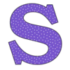 Letter s Lettering w/ Fill  printable free stencil, font, clip art, template, large alphabet and number design, print, download, diy crafts.