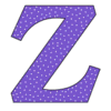 Letter z Lettering w/ Fill  printable free stencil, font, clip art, template, large alphabet and number design, print, download, diy crafts.