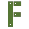 Letter f Army Font stencil font us military printable free stencil, font, clip art, template, large alphabet and number design, print, download, diy crafts.