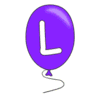 Letter l Balloon Alphabet balloon font, lettering, font generator printable free stencil, font, clip art, template, large alphabet and number design, print, download, diy crafts.