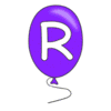 Letter r Balloon Alphabet balloon font, lettering, font generator printable free stencil, font, clip art, template, large alphabet and number design, print, download, diy crafts.